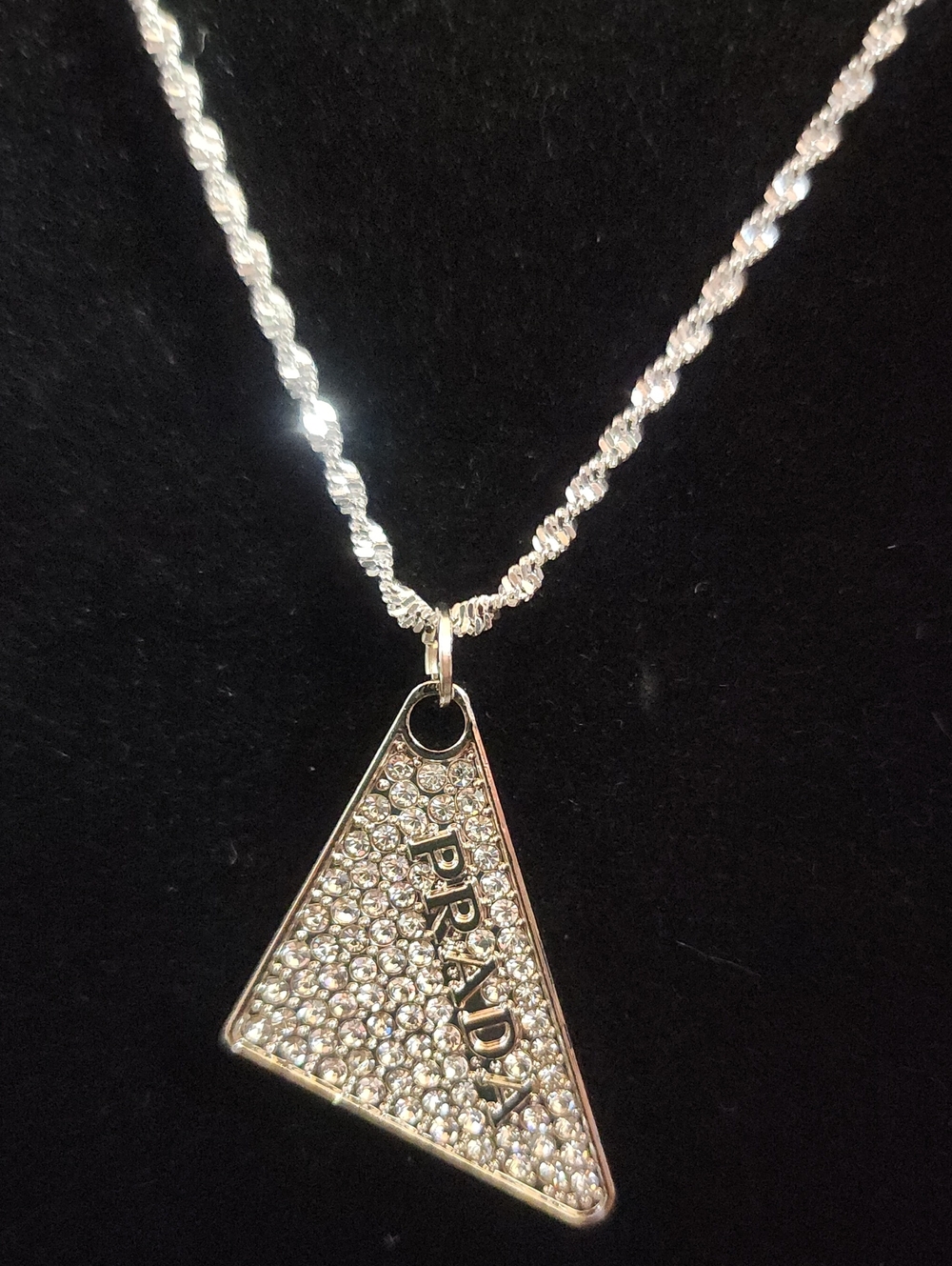 Prada Charm Blinded By The Bling Euc Unique